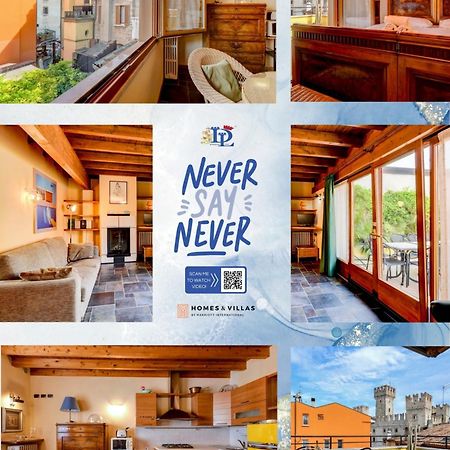 Desenzanoloft Official Partner Marriott Homes & Villas -Penthouse Never Say Never Sirmione Castle View Esterno foto