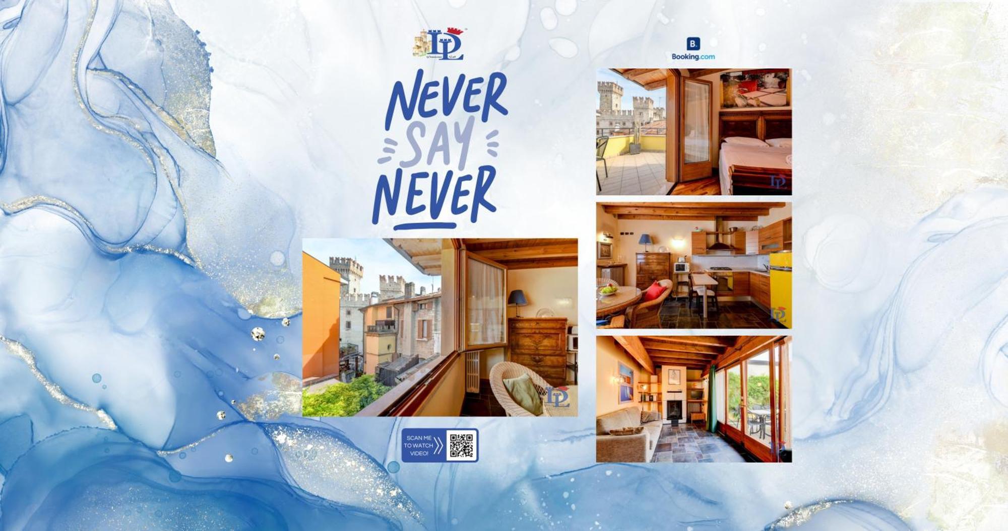 Desenzanoloft Official Partner Marriott Homes & Villas -Penthouse Never Say Never Sirmione Castle View Esterno foto