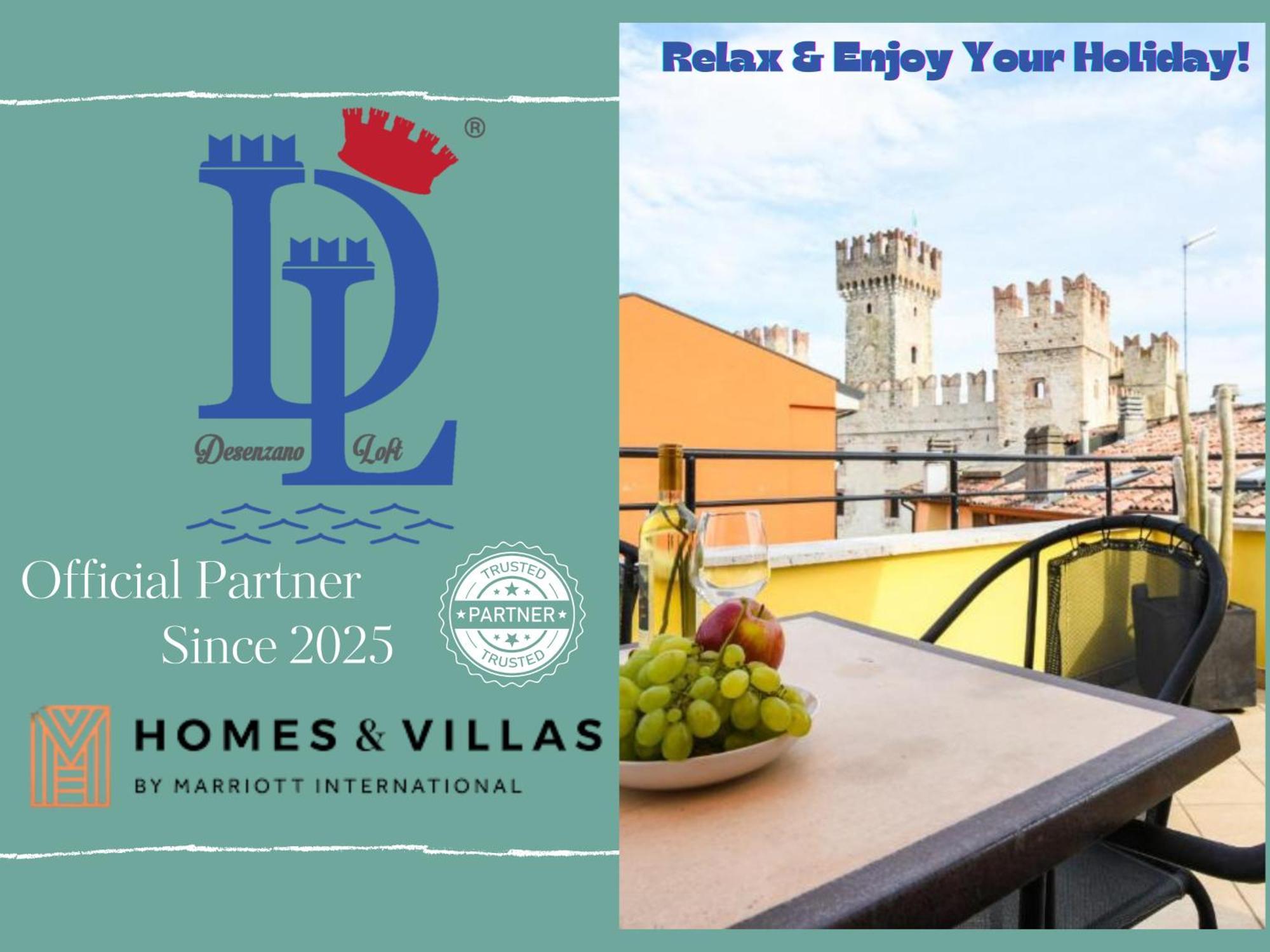 Desenzanoloft Official Partner Marriott Homes & Villas -Penthouse Never Say Never Sirmione Castle View Esterno foto